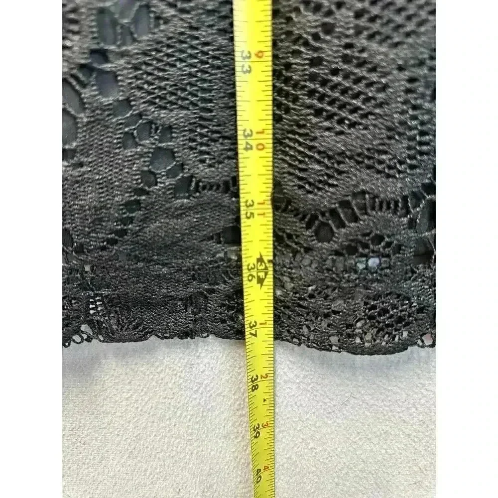 New York & Company Women’s Size 14‎ Black Floral Lace Overlay Sheath Dress